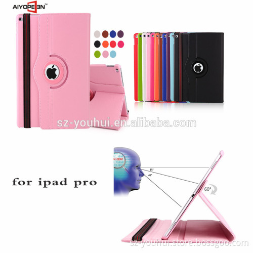 New arrive 360 degree rotating With Auto Sleep Smart cover For iPad pro 12.9''